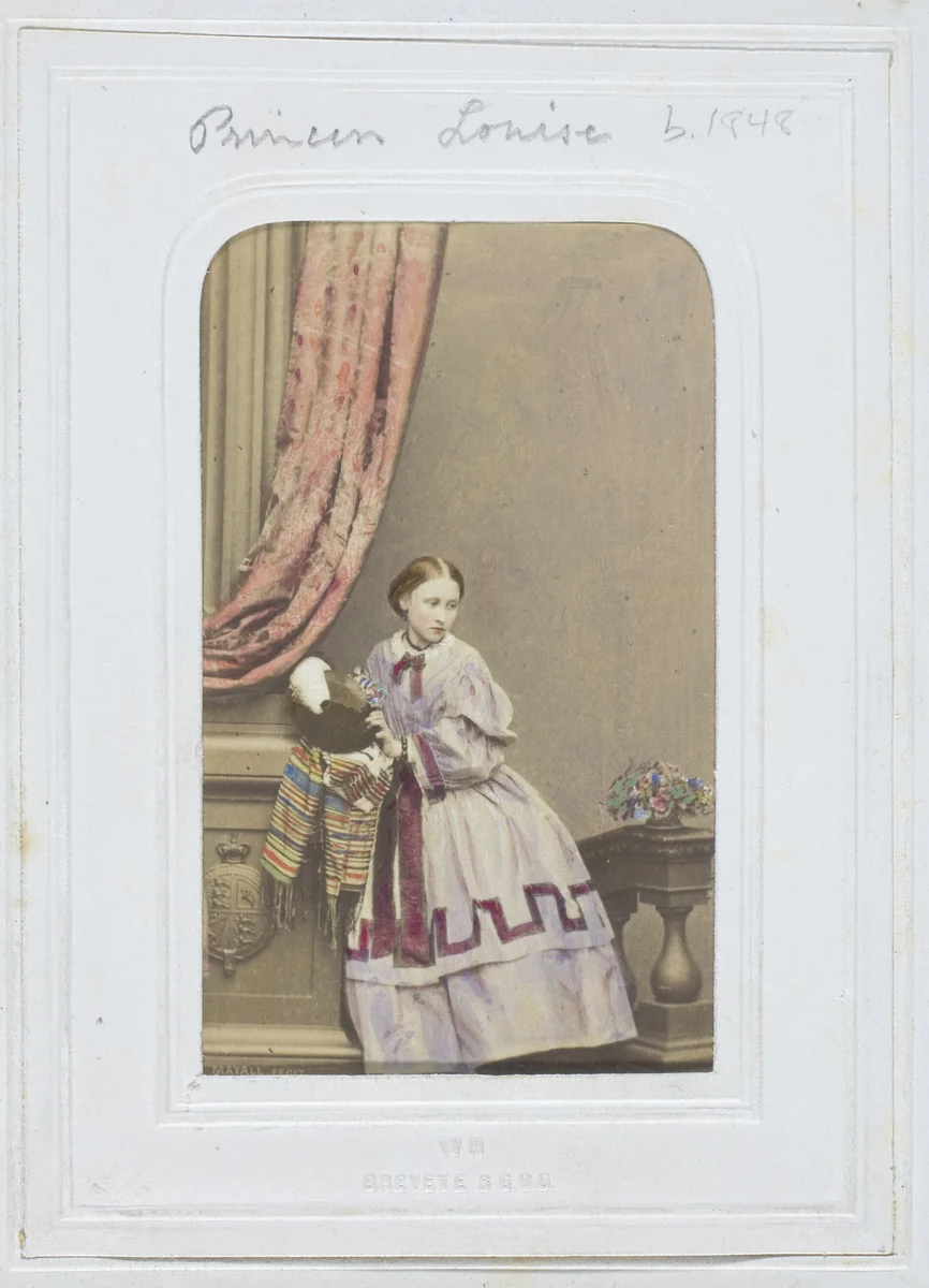 H.R.H. The Princess Louisa by John Jabez Edwin Mayall, photograph, 1861