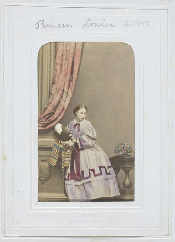 H.R.H. The Princess Louisa by John Jabez Edwin Mayall, photograph, 1861