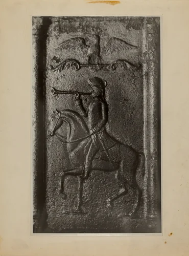 Pa. German Stove Plate by Moses, index of american design, 1936