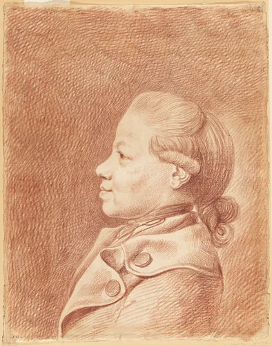 The Artist's Son, Heinrich Isaak Chodowiecki by Daniel Nikolaus Chodowiecki, drawing, 1772-1782