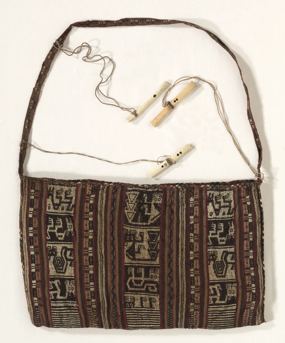 Textile Bag by Unknown, textile, 1100-1400