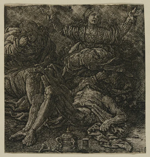 The Lamentation by Hercules Segers, print, 1607