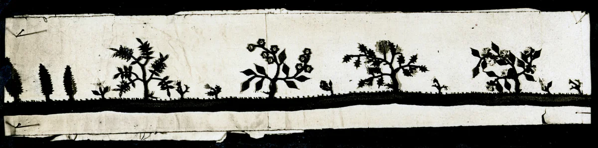 Border by Eastern Mediterranean or Turkey, textile, 1825-1875