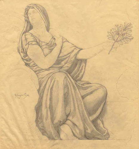 Sketch by Kenyon Cox, drawing, 1912