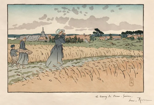 Parisian Landscapes: The Borough of Perros-Guirec by Henri Rivière, print, 1896