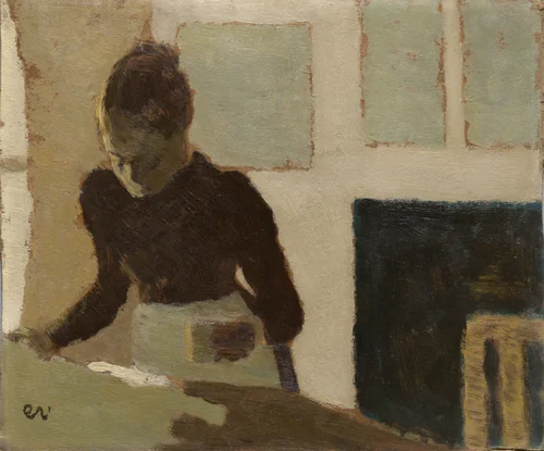 Woman Ironing by Edouard Vuillard, painting, 1892