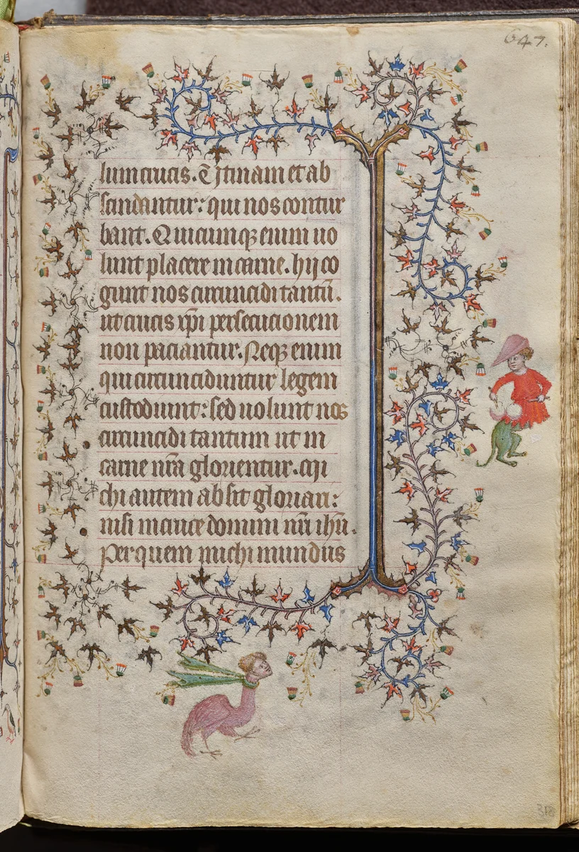 Hours of Charles the Noble, King of Navarre (1361-1425), fol. 318r, Text by Master of the Brussels Initials and Associates, book, 1400-1410