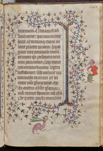 Hours of Charles the Noble, King of Navarre (1361-1425), fol. 318r, Text by Master of the Brussels Initials and Associates, book, 1400-1410