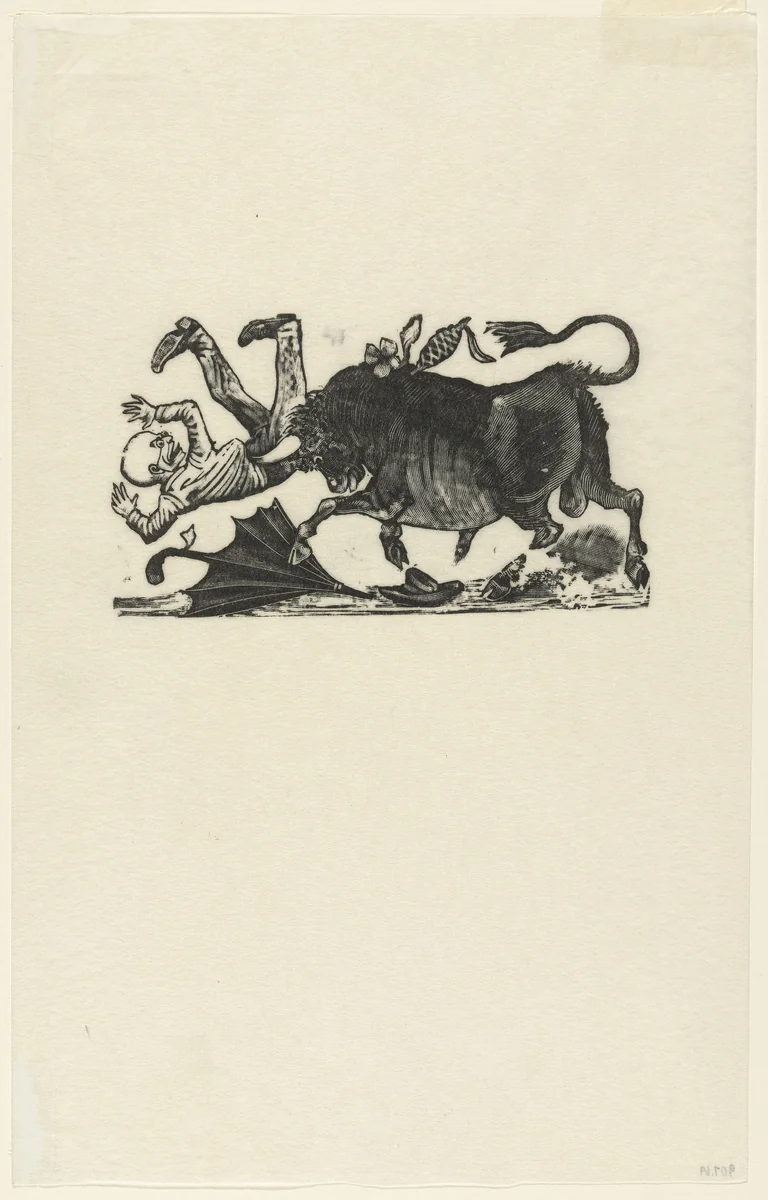 Cogida de Don Chapito Toréro by José Guadalupe Posada, print