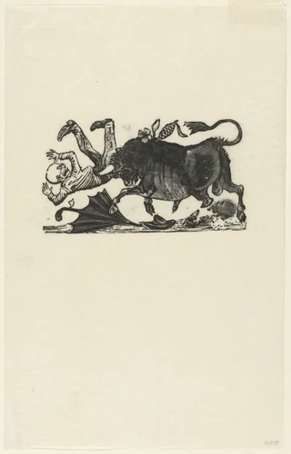 Cogida de Don Chapito Toréro by José Guadalupe Posada, print