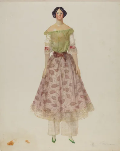 Doll by Cora Parker, index of american design, 1939