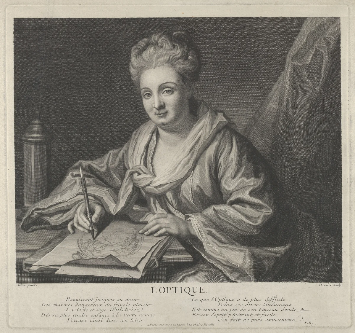 L'Optique by Michel Dossier, print, 1744-1831
