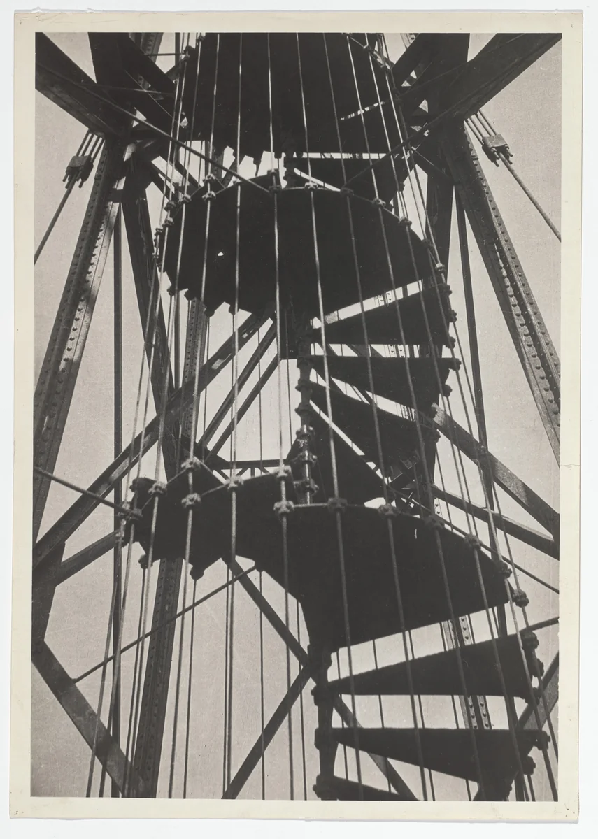 Iron Winding Stair by Herbert Bayer, photograph, 1928