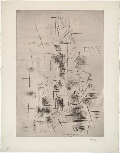 Fox by Georges Braque, print, 1911