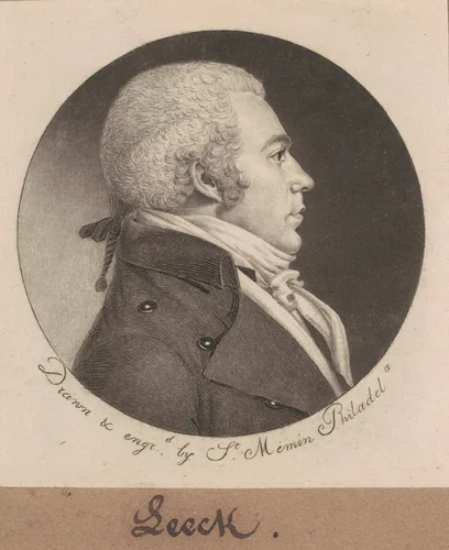 Leech by Charles B. J. Févret de Saint-Mémin, print, 1798