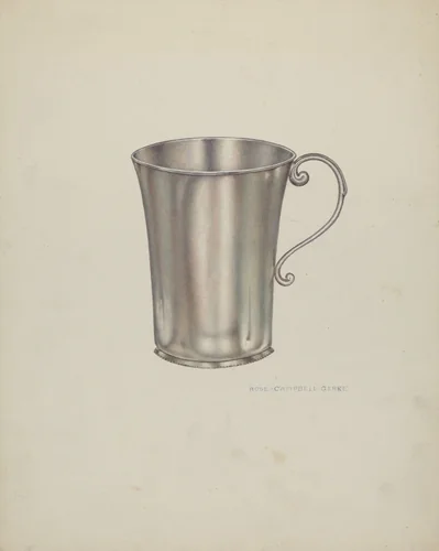 Silver Beaker with Handles by Rose Campbell-Gerke, index of american design, 1939