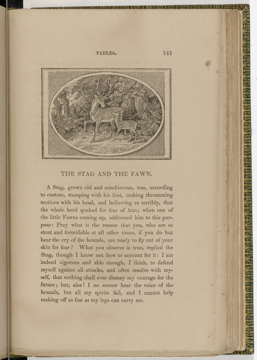 Headpiece (page 141) from The Fables of Aesop by Thomas Bewick, illustrated book, 1818