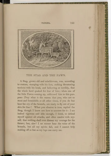 Headpiece (page 141) from The Fables of Aesop by Thomas Bewick, illustrated book, 1818