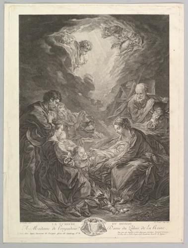 The Light Of The World by Etienne Fessard, print, 1761