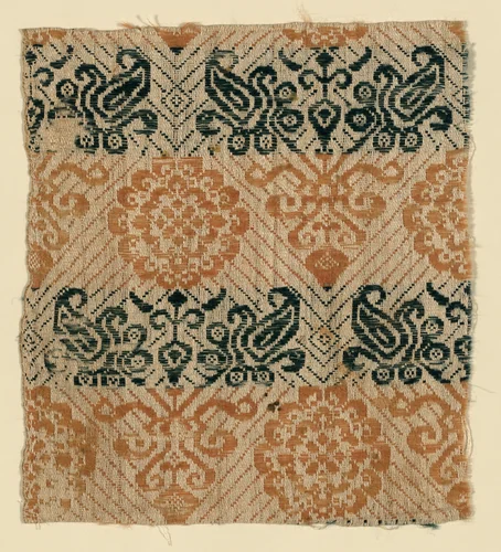 Fragment by Europe, textile, 1650-1700