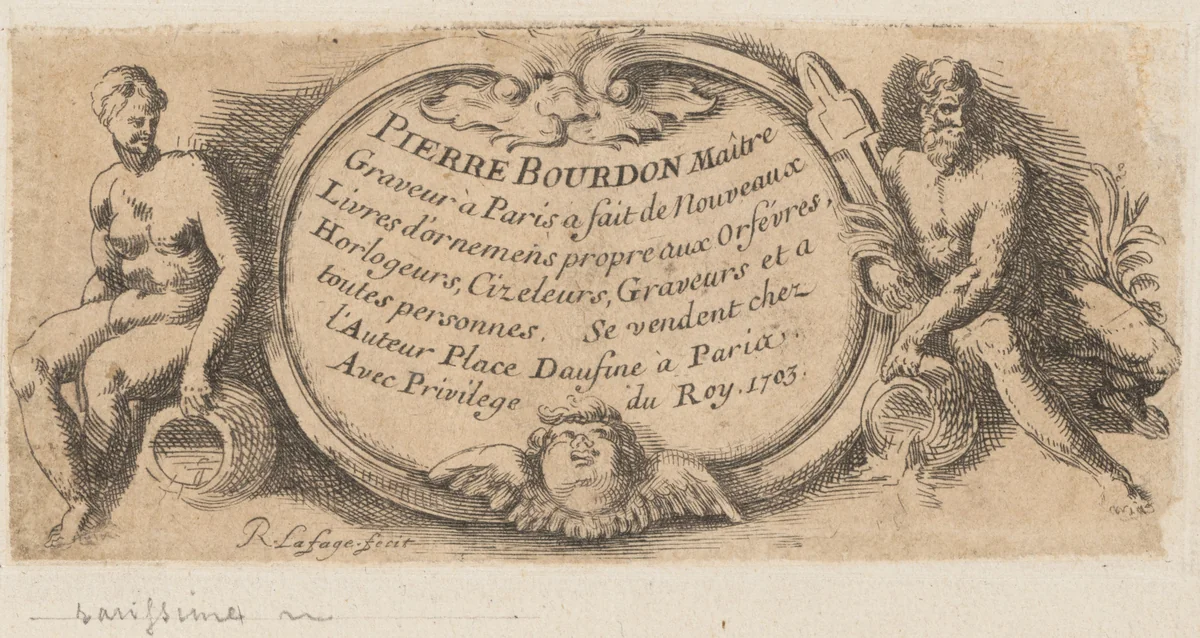 Essais de Gravûre: Livre Premier, Livre Second, Livre Troisieme by R. Lafage, book, 1703-1708