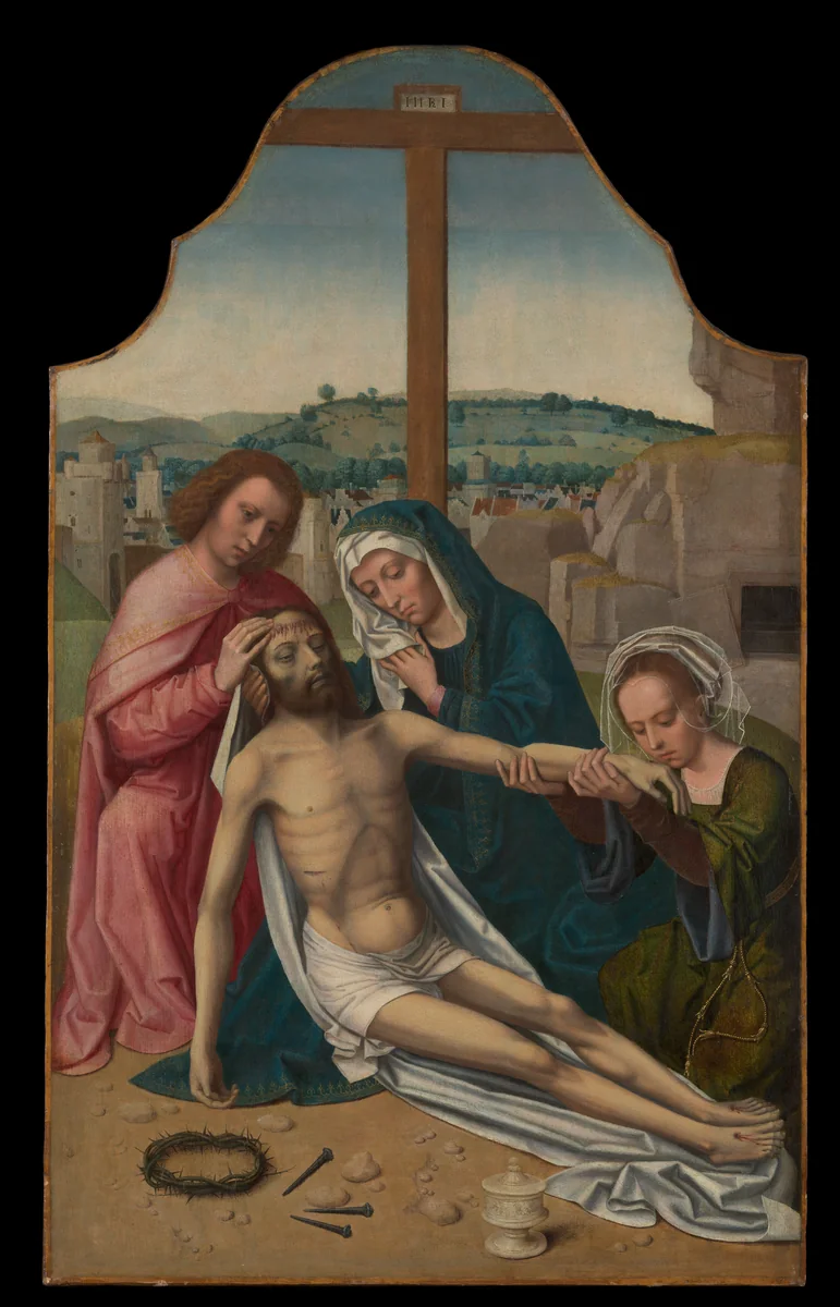 The Lamentation by Ambrosius Benson, painting, 1520-1525