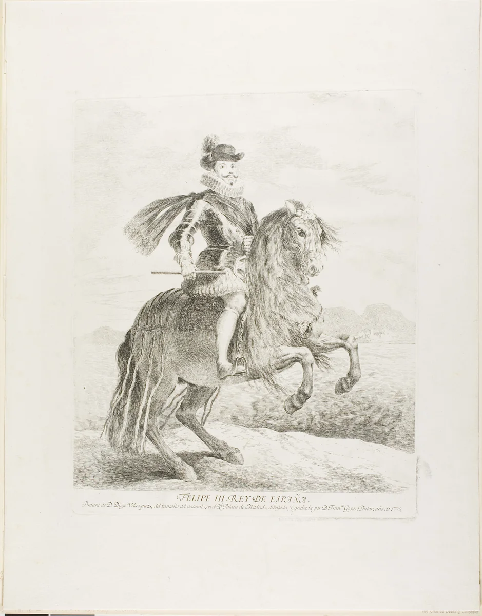 Philip III by Francisco José de Goya y Lucientes, print, 1778