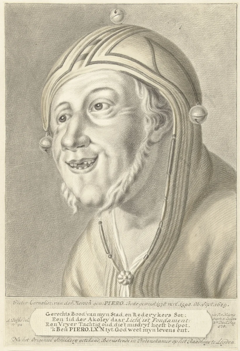 Portret van Pieter Cornelisz. van der Morsch by Abraham Delfos, drawing, 1794