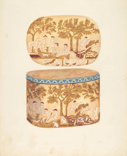 Bandbox by American 20th Century, index of american design, 1935-1942