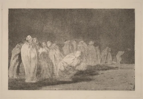 Los ensacados (The Men in Sacks) by Francisco Goya, print, 1816