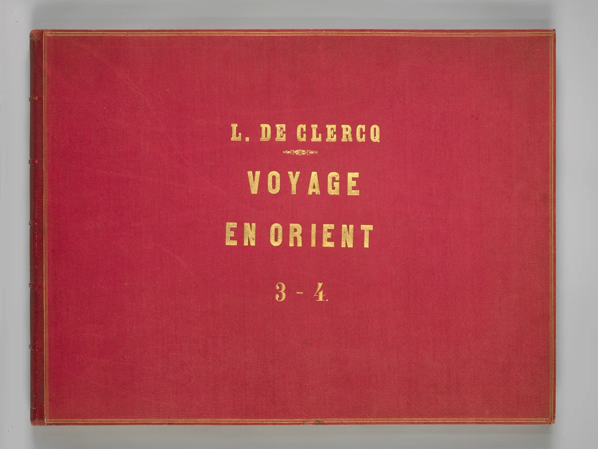 Voyage en Orient et en Espagne Vols 3 & 4 by Louis de Clercq, book, 1860