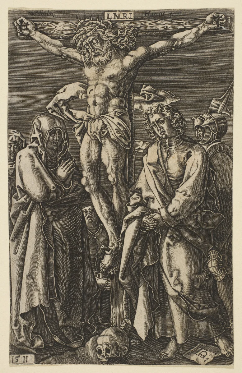 The Crucifixion, from The Passion (copy) by Albrecht Dürer, print, 1485-1600