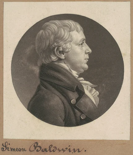 Simeon Baldwin by Charles B. J. Févret de Saint-Mémin, print, 1807