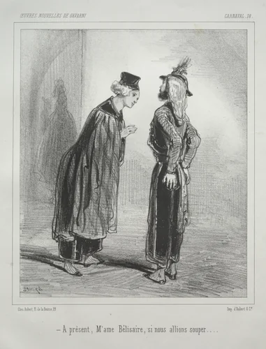 Carnaval by Paul Gavarni, print, 1841-1847