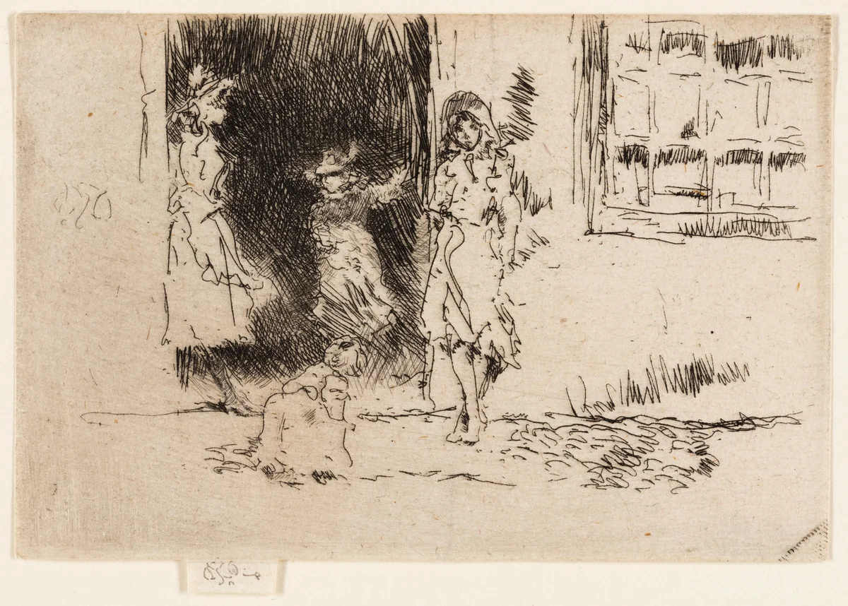 Cottage Door by James McNeill Whistler, print, 1886