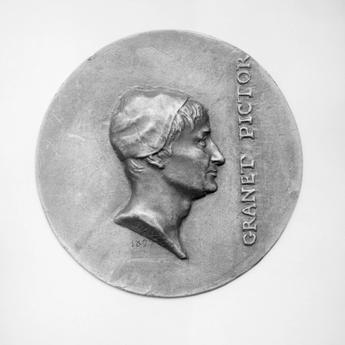 François Marie Granet (1777–1849) by Pierre-Jean David d'Angers, metalwork, 1827