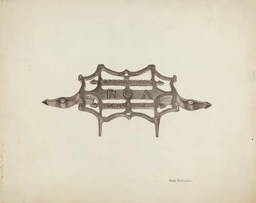 Trivet by Violet Hartenstein, index of american design, 1941
