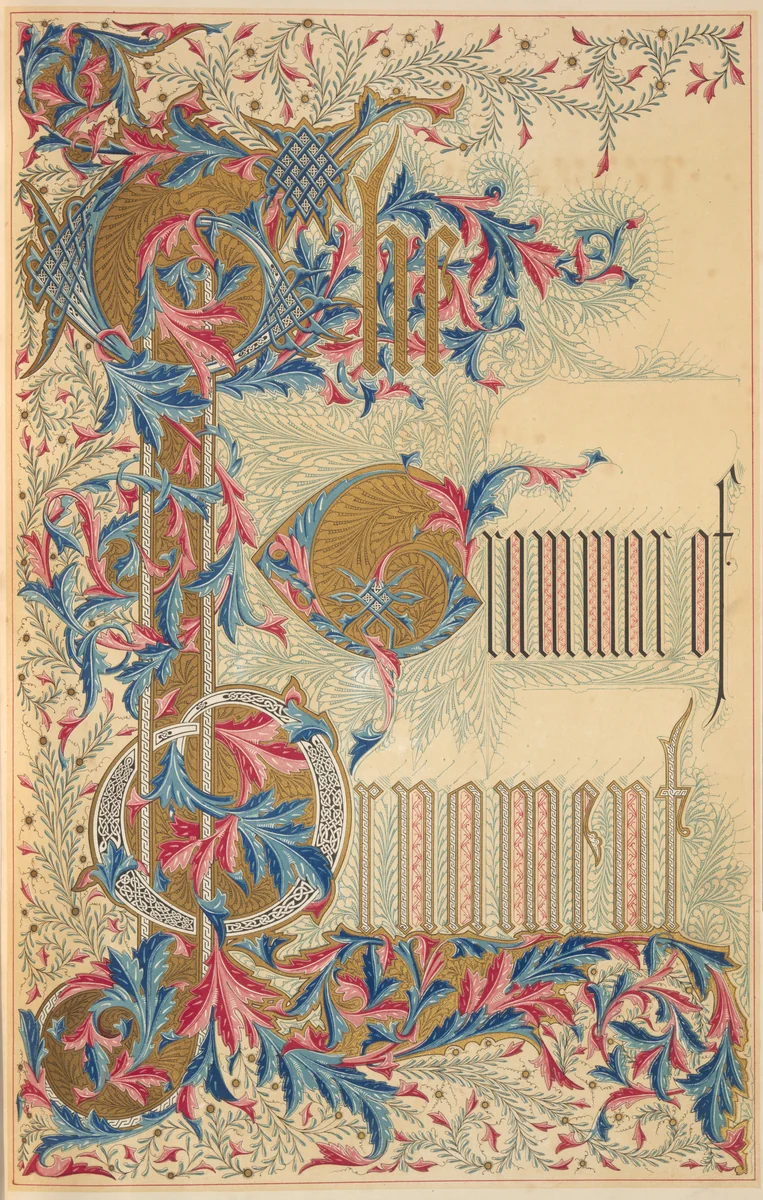 The grammar of ornament by Owen Jones, artwork, 1856