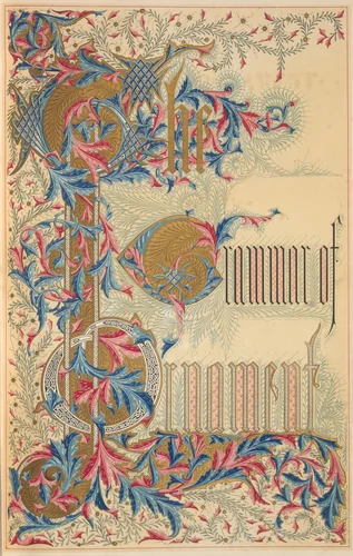 The grammar of ornament by Owen Jones, artwork, 1856