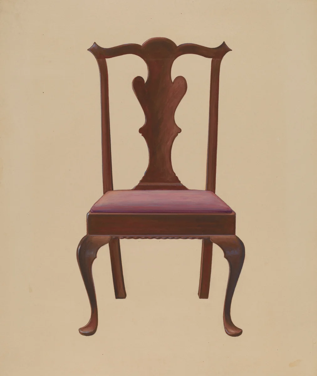 Side Chair by Arthur Johnson, index of american design, 1936