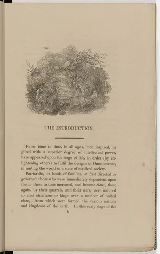 Headpiece (page ix) from The Fables of Aesop by Thomas Bewick, illustrated book, 1818