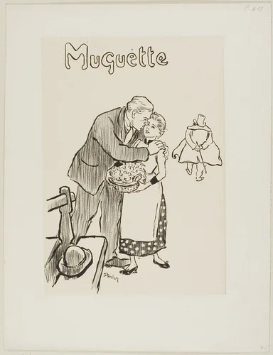 Muguette by Théophile Alexandre Steinlen, print, 1892