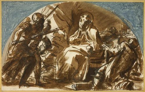 Martyrdom of a Saint by Jacopo Cavedone
Marco Marcola
Luca Giordano
Baldassare Franceschini, drawing, 1600-1699