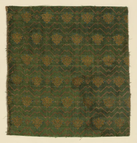 Fragment by Italy, textile, 1601-1700