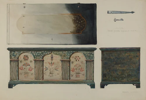 Chest by Frances Lichten, index of american design, 1936