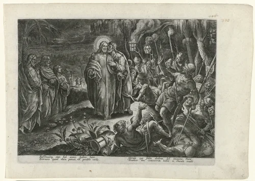 Judaskus by Unknown, print, 1585-1586