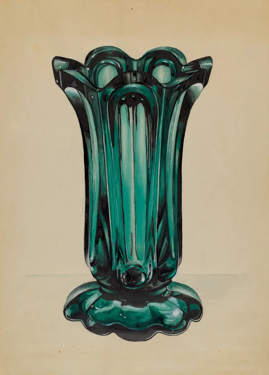 Vase by John Tarantino, index of american design, 1937