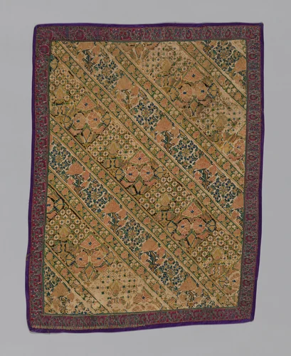 Panel (From Woman's Trousers) by Iran, textile, 1801-1900