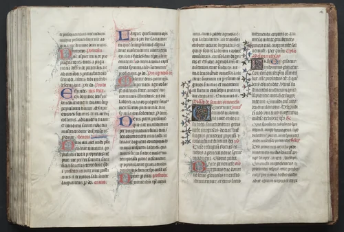 The Gotha Missal: Fol. 161r, Text by Master of the Boqueteaux, book, 1370-1380