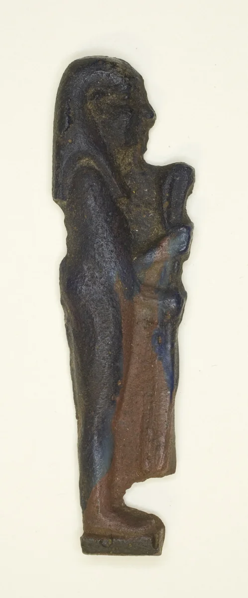 Amulet of the God Imsety (one of the four Sons of Horus) by Egyptian, metalwork, -664--332